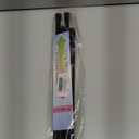 2 Pack Spring Tension Rods 28-48 Inches,5/8" Diameter Black Spring Loaded Curtain Rods,Adjustable Small Short Tension Curtain Rod for Windows,Kitchen, Doorway,Bathroom,Cupboard Bars