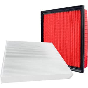 Comb Cabin Engine Air Filter for Toyota Camry 3.5L V6 2017 2016 2015 2014 2013 2012 (Except Hybrid)