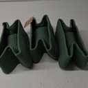 Small Storage Baskets for Organizing | Closet Organizer Bins | Shelf Toy Basket | Woven Rope Baskets | Cube Decorative Box | Shallow Basket | 13x8.5x5.1 | 3 Packs Green