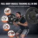 VEVOR Safety Squat Bar, 700 & 1500 LBS, Plus 500 LBS Hex Barbell Trap Bar, Ideal for Squats, Deadlifts, Lunges, Rehab