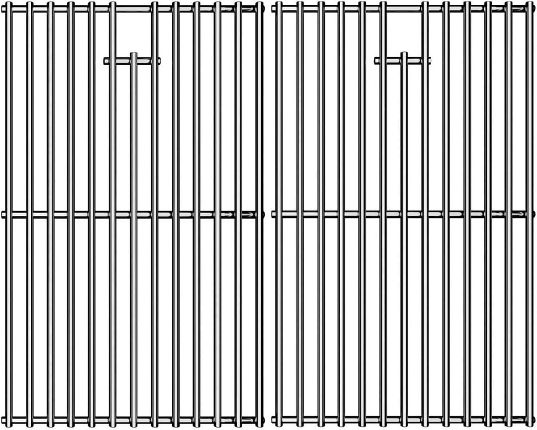 17/17.5/19.5 Inch Stainless Steel Cooking Grates for Weber Spirit I & II 200 Series Spirit E210 Spirit E220 Spirit S210, Spirit S220 with Front Control, Weber 7637 Gas Grills