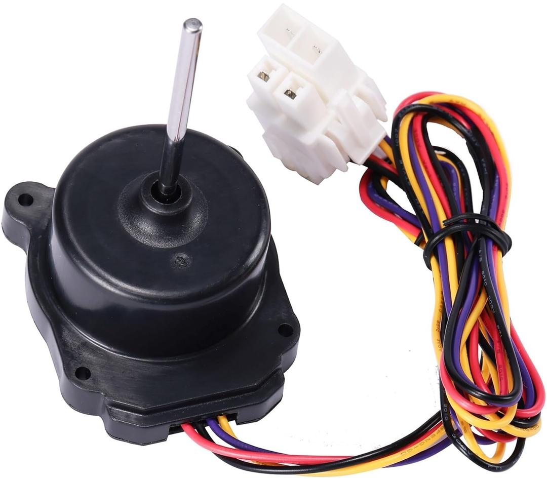 EAU65058511 Refrigerator Condenser Fan Motor Assembly fit for LG Freezer Refrigerator, DC12V, MAX 1A,4-pin Connector, DC Voltage Evaporator Fan Motor MOD.RFD3410A111A