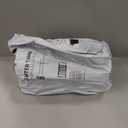 Litanika Light Blue Comforter King Size Set, 3 Pieces Bedding Set, Blue White Colorblock Stripe (104x90In Comforter & 2 Pillowcases)