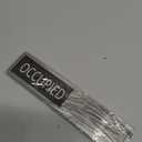 Vacant Occupied Privacy Sign, Vacant Occupied Door Sign for Home Office Restroom Conference Hotels Hospital, Slider Door Indicator Tells Whether Room Vacant or Occupied, 7'' x 1.5'' - Stainless Steel