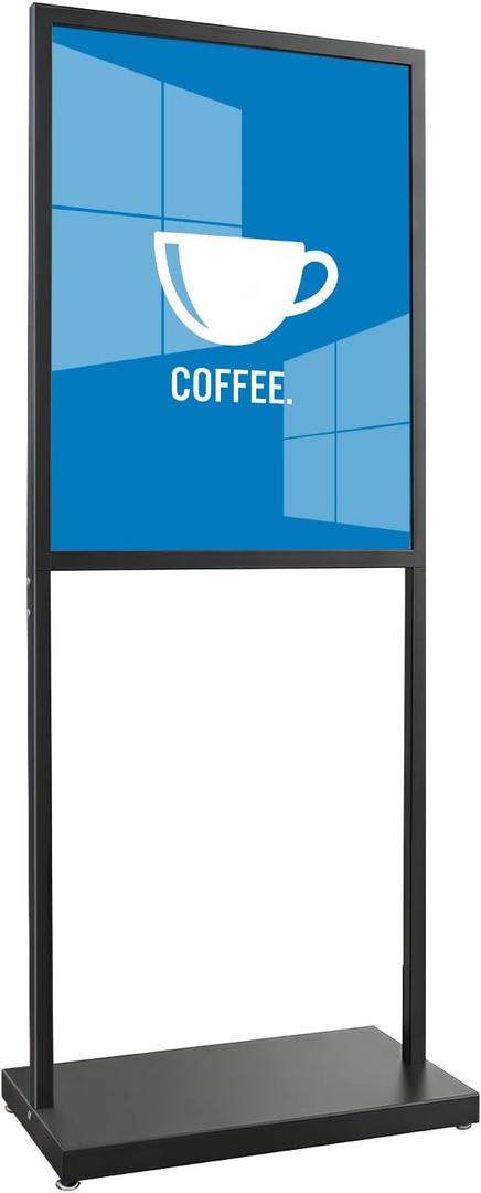 22x28 Inch Floor Stand Sign Holder, Heavy Duty Pedestal Poster Stand Double Sided Display for Business, Retail & Real Estate