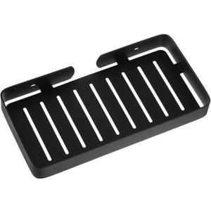 uxcell Soap Dish Holder, 304 Stainless Steel Soap Bar, Wall Mounted Soap Tray with Installation Kits, Soap Saver for Shower Wall Kitchen Counter (Black)