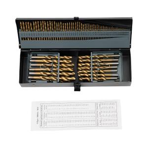 Drill Bit Set, 115PCS Spiral Flute+Round Straight Shank Drill Sets w/Storage Box, 118 Angle Point Cobalt Steel High-Speed Drill Bits, 6.6LBS Lightweight Portable Woodworkers Durable Drill Sets