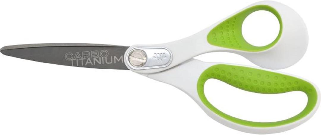 Westcott Heavy Duty CarboTitanium-Bonded 8" Straight Scissors - Durable Fabric Scissors for Heavy-Duty Cutting Tasks, Perfect for Home, Crafts, & Professional Use