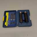 6 Spline Lug Nut Socket Set,2 Piece Lug Nut Key (41/64" & 45/64") for M12x1.25/M12x1.5 Spline Lug Nuts,Removal Tool Kit with Hard Case,Jeep,GMC,Locks,Double Layer Reinforcement (2 Piece Set)