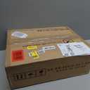 Furologee Kitchen Bakers Rack with Power Outlet, Microwave Oven Stand with Storage 4 Tiers, Coffee Bar Table with 6 S Hooks, Kitchen Storage Shelf Rack for Spices, Pots, Rustic Brown