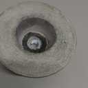 Flaring Cup Grinding Stone with Arbor Thread for Grinding Granite 5X2X5/8-11 (1 Pack) (Green SiC, 80 grit)