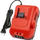Rapid Battery Charger Station for Milwaukee M18 Charger Compatible with Milwaukee 18V Lithium Battery (Red)