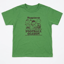 Happiness is Football Season T-Shirts (Green, XS)