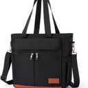 JOYHILL Lunch Bag - Insulated, Leakproof Lunch Tote with Shoulder Strap for Adults - Work, Picnic, Camping, Beach (C-BLACK)