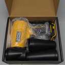 Cordless Leaf Blower for DeWALT 20V Battery,580000RPM Brushless Turbo Jet Blower with 3 Nozzles, Lightweight Handheld Blower for Patio, Lawn, Yard, Leaves, Dust, Garage & Snow Cleaning (No Battery) (Yellow)