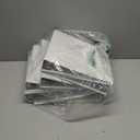 SUIN 1.5-Inch 3-Ring Binders with 2 Interior Pockets, Premium Clear View Presentation Binder Holds 325 Sheets Letter Size, Office School Home,5 Pack (White)