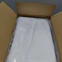 10 Pack White Round Tablecloths, 120 Inch Stain Resistant and Wrinkle Polyester Fabric Washable Table Clothes Cover for Kitchen Dining, Wedding, Reception Banquet, Birthday Party, Buffet Restaurant