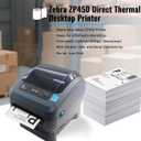 New Zebra ZP450 Direct Thermal Label ZP 450 Barcode Printer | USB, Serial, and Parallel Connectivity 203 DPI Resolution 