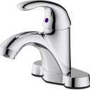 Innova Moldavite Non-Metallic Single Handle Bathroom Faucet with Easy Install QuickNut and ClogFREE PopUp Drain