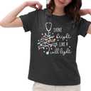 Valentines Shirts for Women Get All That You Do Be Done in Love T-Shirt-Women's Valentine's Day Tee (Black, L)