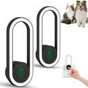 Pawshield Ultrasonic Device, Pawshield Plug in Light for Dogs Cats Protection (2xBlack)