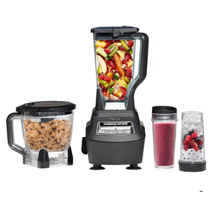 Ninja Mega Kitchen System, 1500W, 72 oz. Full-Size Blender & 8-Cup Food Processor with (2) 16 oz. To-Go Cups, Total Crushing Technology - Smoothies, Ice Crushing, Purees, Dough & More, Black, BL770