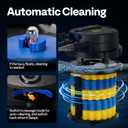 VIVOHOME 2640GPH Auto-Cleaning Pressurized Bio Pond Filter with 18W Light, Timer, Multi-Size Adapters for Koi Ponds up to 1585 Gallons or Ornamental Ponds up to 3170 Gallons