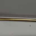 Heavy Duty Curtain Rods,1 1/4" Large Diameter Premium Nonadjustable Curtain Rod,84in/7ft Custom Window Treatment Rods with Durable Aluminum Brackets and End Caps,Gold Finish
