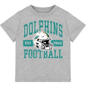 Gerber NFL Unisex-Baby NFL Short Sleeve Team Fan Tee Shirt
 (12m, Gray)