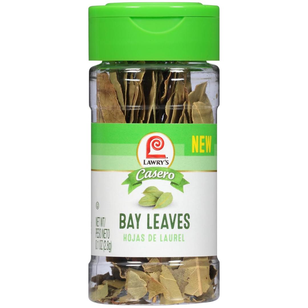 Lawry's Casero Bay Leaves, 0.1 oz (Pack of 12) (EXP 10/06/29)