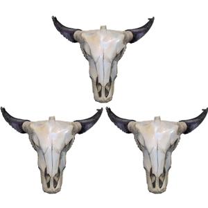 Lidmada 3Pack Western Long Horn Cow Party Balloons, Cowboy Longhorn Aluminium Foil Balloon for Party Wall Cowgirl Decorations Last Rodeo Bachelorette Party Supplies