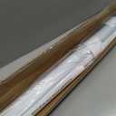 No Drill Zebra Blinds for French Door, 24 5/8" W x 72" L, White