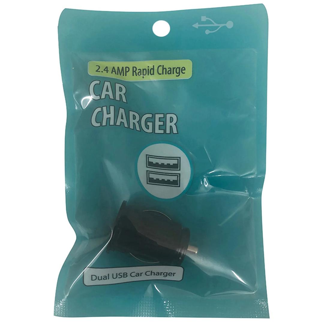2.4AMP Rapid Charge Car Charger, 2 Pcs