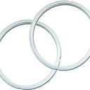 Instant Pot 2-Pack Sealing Ring 8-Qt, Inner Pot Seal Ring, Electric Pressure Cooker Accessories, Non-Toxic, BPA-Free, Replacement Parts, Clear