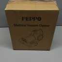 FEPPO Mattress Vacuum Cleaner, 16Kpa Bed Vacuum Cleaner with 253.7nm UV-C Light, 140F Heat, HEPA Filter & Ultrasonic, Versatile Handheld Vacuums for Bed, Sofa, Couch, Crib(Corded, 500W) (Violetgrey)