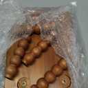 JUIOETURHeavy Duty Wooden Step Stool for Adults - 330 lb Capacity w/Detachable Legs - Tool-Free Assembly Step Stool for Office, Bathroom, Garden & Bedroom Storage (Brown)