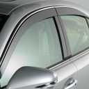 Auto Ventshade [AVS] Low Profile Rain Guards for 2011 - 2021 Jeep Grand Cherokee (Excludes Grand Cherokee L) | Window Vent Visors, 4 pcs. - Smoke w/Chrome Trim | 794015