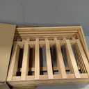 5 Tier Bamboo Shoe Rack,Portable Folding Shoe Storage Rack,Without Installation Small Shoe Rack Perfect for Corridors, Bedrooms and Small Spaces (5 Tier)