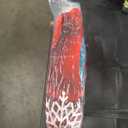 WeCozy King Size Comforter Set with 2 Pillowcases, Red Christmas Pine Snowflake Tree Soft 3 Pcs Bedding for Kids and Adults Bedroom Bed Decor