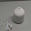 Essential Oil Diffuser, 100ml Aromatherapy Diffuser, Mini Ultrasonic Diffuser for Essential Oil, Home, Office, Cool Mist Humidifier with 7 Led Light, Auto Shut-Off, White