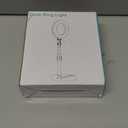 Desk Ring Light with Telescopic Stand, Travel Desktop Hola Light for Phone Selfie Laptop Zoom Video Calls Makeup Tiktok Reels Live Streaming (Matte Black)