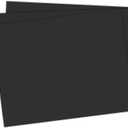 School Smart Railroad Poster Board Paper, 22 x 28 Inches, 6-Ply, Black, Pack of 25
