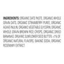 HAPPYTOT Organics Super Morning Oat Bars, Bananas, Strawberries & Sunflower Butter, 5 Count (Pack of 6) (EXP 09/12/26)
