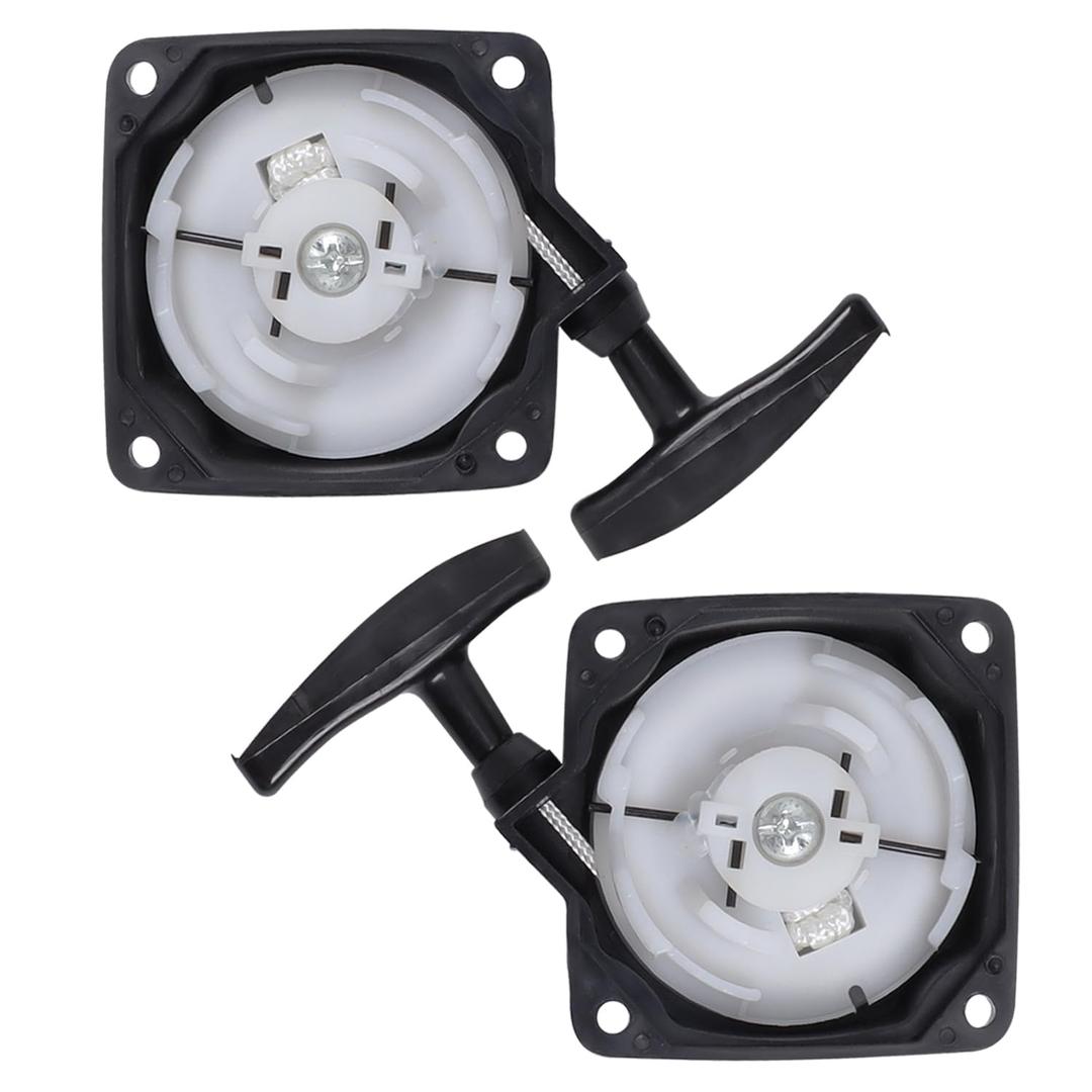 HAQQI 63022 Pull Start Starter Recoil Compatible with Harbor Freight Predator Earth Auger MC43 52cc 2HP Earthquake E43 E43CE E43WC MD43 Earth Auger(Pack of 2)