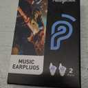 Hearprotek Concert Ear Plugs, 2Pairs Reusable high Fidelity Musician Ear Plugs for Concerts Loud Music-Noise Reduction Ear Protection earplugs for Rave,Festival,Music,Tinnitus Relief (Blue)