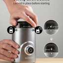 SHARDOR Electric Super Silent Blade Coffee Grinder, Timed Grind Control Rotary Knob, Adjustable Coarse to Fine for Coffee Beans, Spices & Herbs, Silver