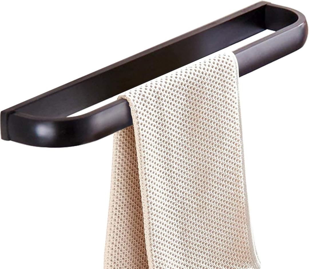 WINCASE Bronze Towel Bar, Oil Rubbed 12 Inches Hand Towel Holder, Bathroom Antique Towel Rack Wall Mount Rustic Farmhouse