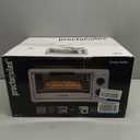 Proctor Silex 4 Slice Countertop Toaster Oven, Multi-Function with Bake, Toast and Broiler, 1100 Watts, 30 min timer and auto-shutoff, Includes Backing Pan and Rack, Black and Silver (31260)