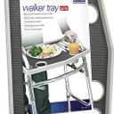 Walker Tray with Non-Slip Grip Mat