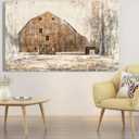 Yihui Arts Farmhouse Rustic Wall Decor Canvas Wall Art Painting Pictures for Dinning Room